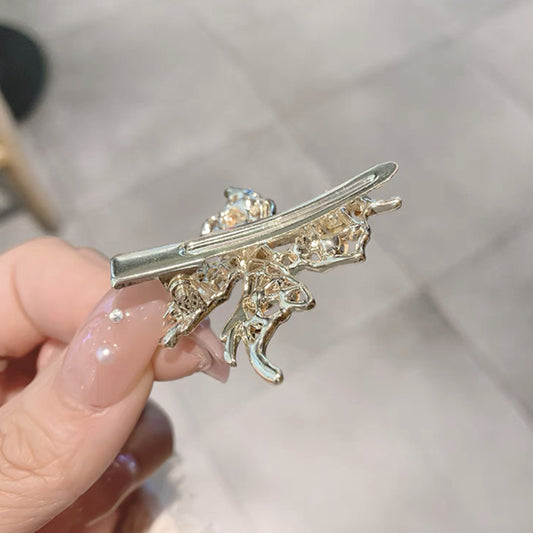 Molletta papillon strass