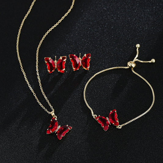 Collana farfalla set