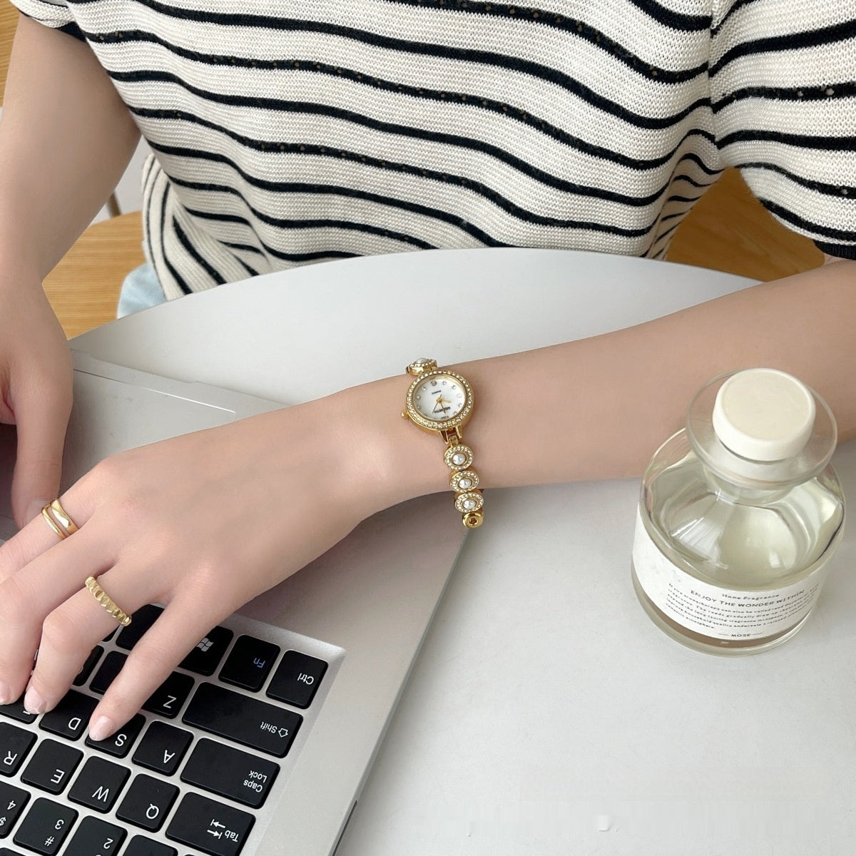 Orologio da Donna con Perle Naturali