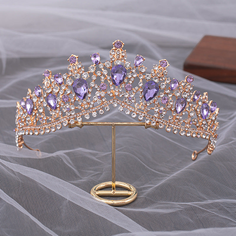 Tiara Barocca con Strass da Donna