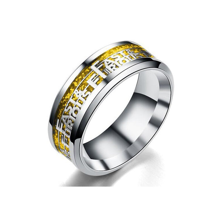 Anello opale in tungsteno