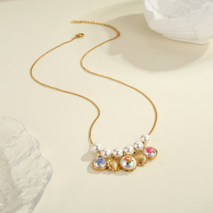 Collana girasole vintage
