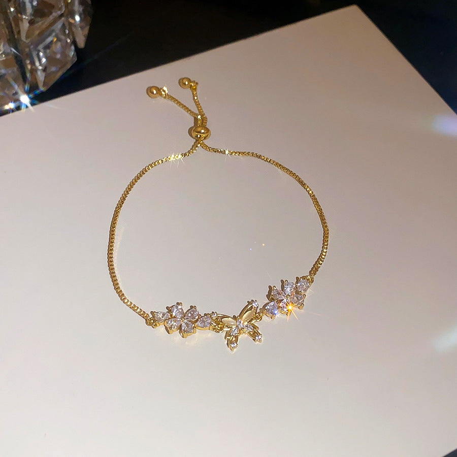 Bracciale farfalla fiore