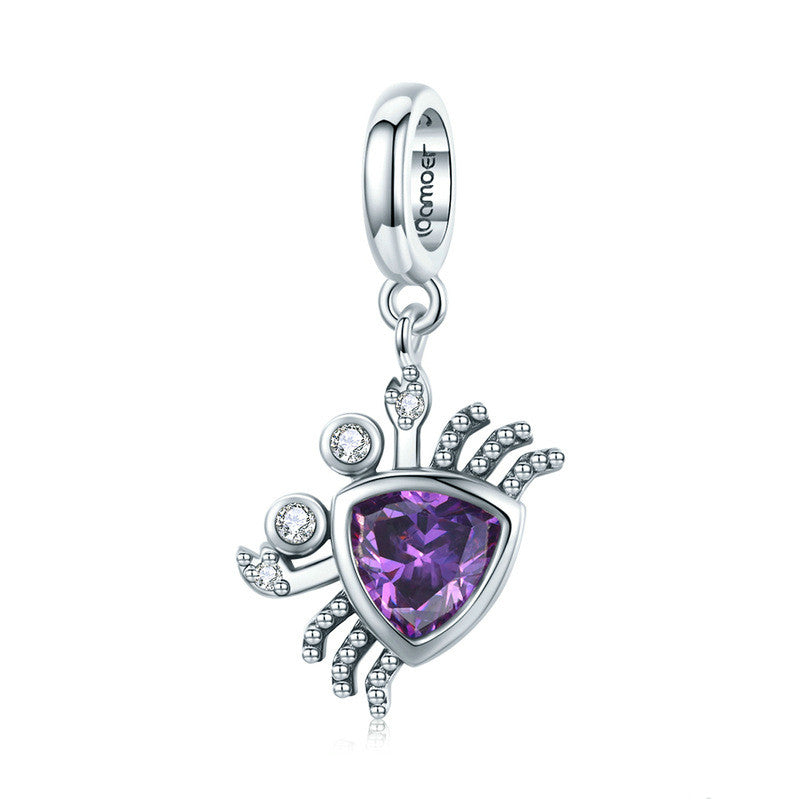 Ciondolo Marino Zircone Viola