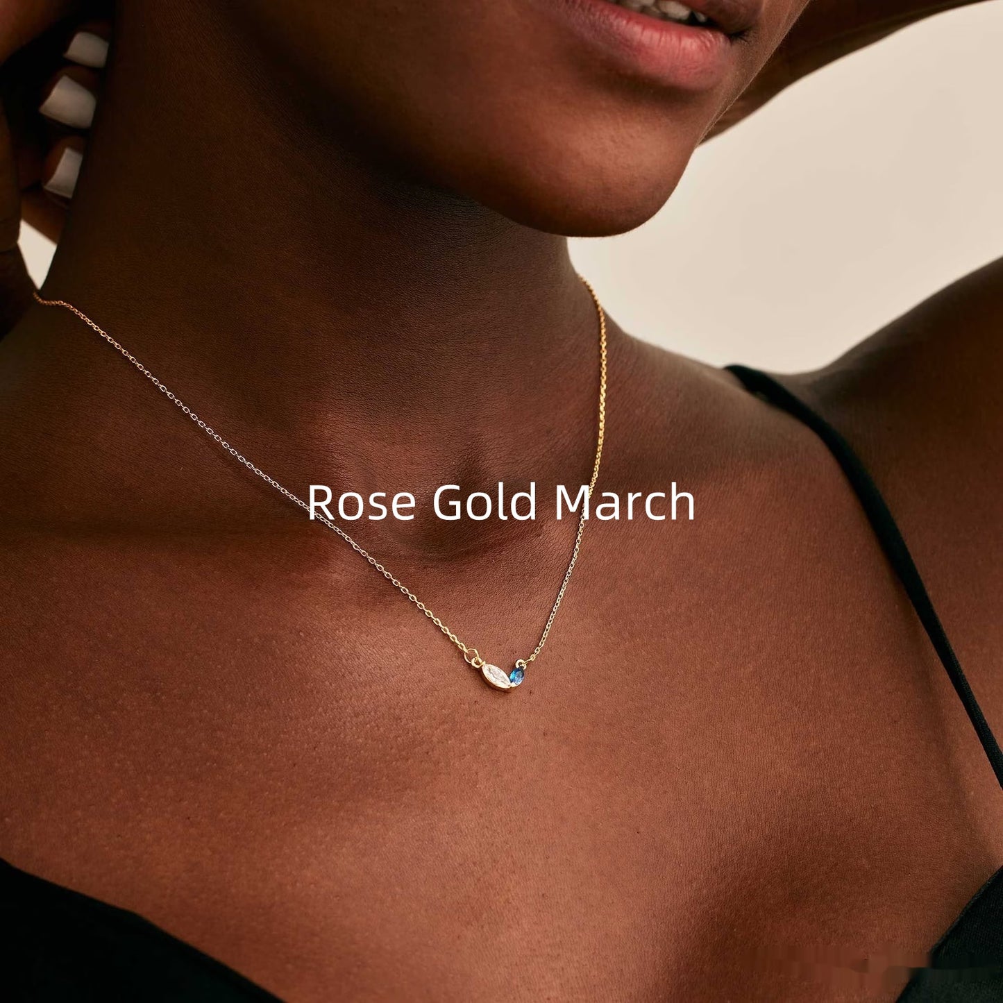 Collana cuore zircone acciaio titanio con pietra natale