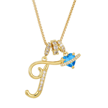 Collana lettere alfabeto da bambina