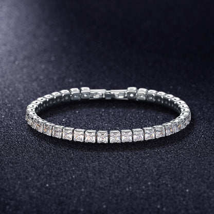 Bracciale quadrato diamante