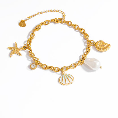 Bracciale conchiglia oceano