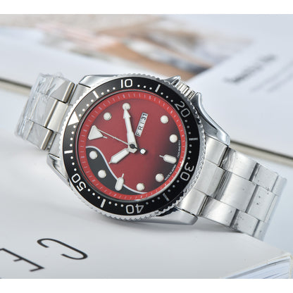 Orologio calendario doppio da uomo