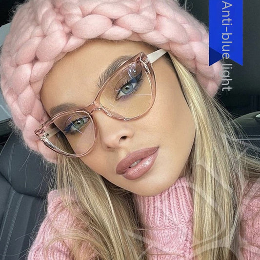 Occhiali Cat Eye retrò anti luce blu