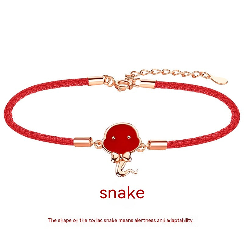 Bracciale rosso zodiaco