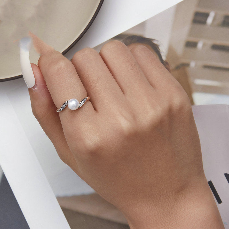 Anello Geometrico Zircone classico