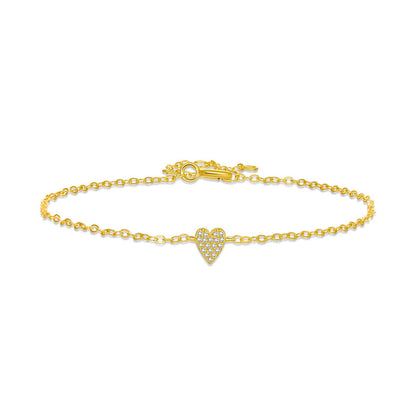 Bracciale cuore retro