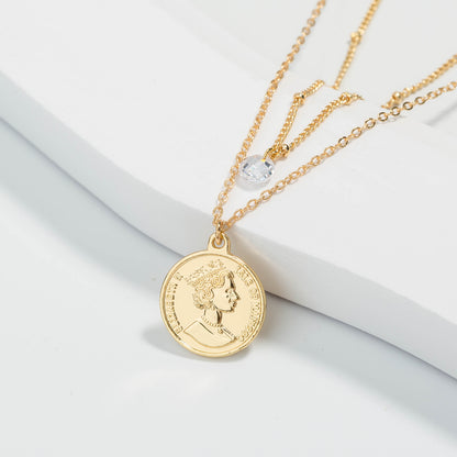 Collana multistrato zirconi