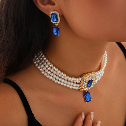 Collana di perle geometrica