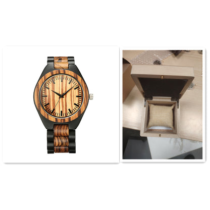 Orologio legno quadrante grande