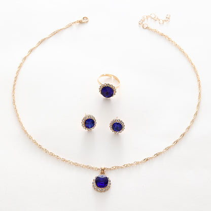Parure strass e zirconi