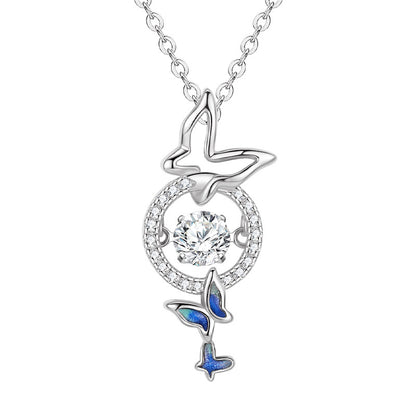 Collana farfalla argento effetto farfalla