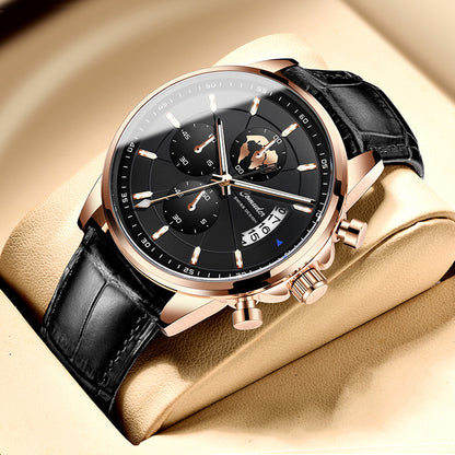 Orologio automatico da uomo impermeabile luminoso calendario