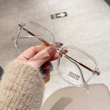 Occhiali anti-luce blu montatura squadrata