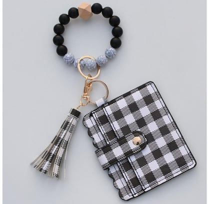 Braccialetto silicone perline