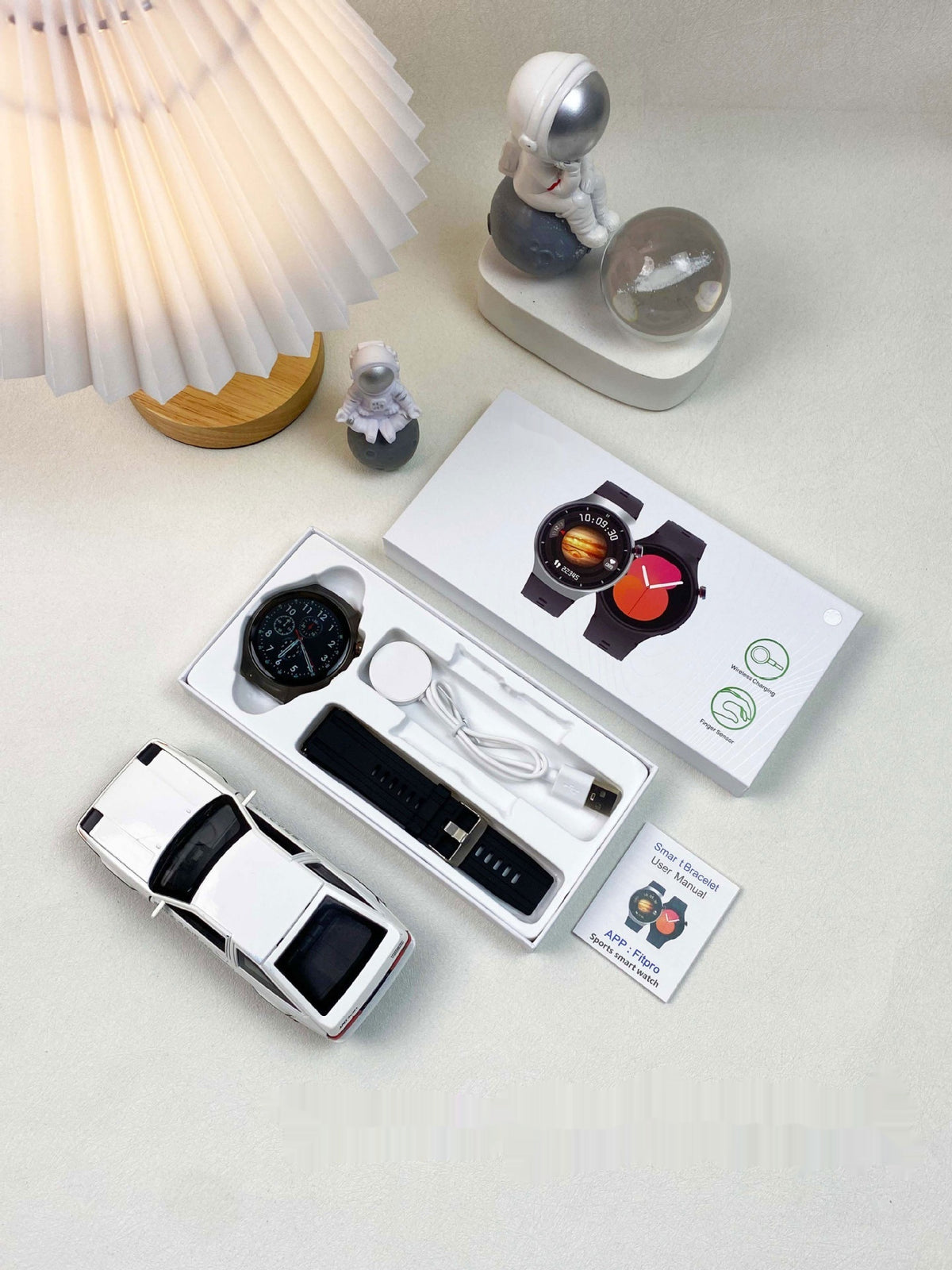Smartwatch schermo rotondo sportivo