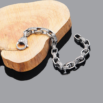 Bracciale da uomo in titanio vintage