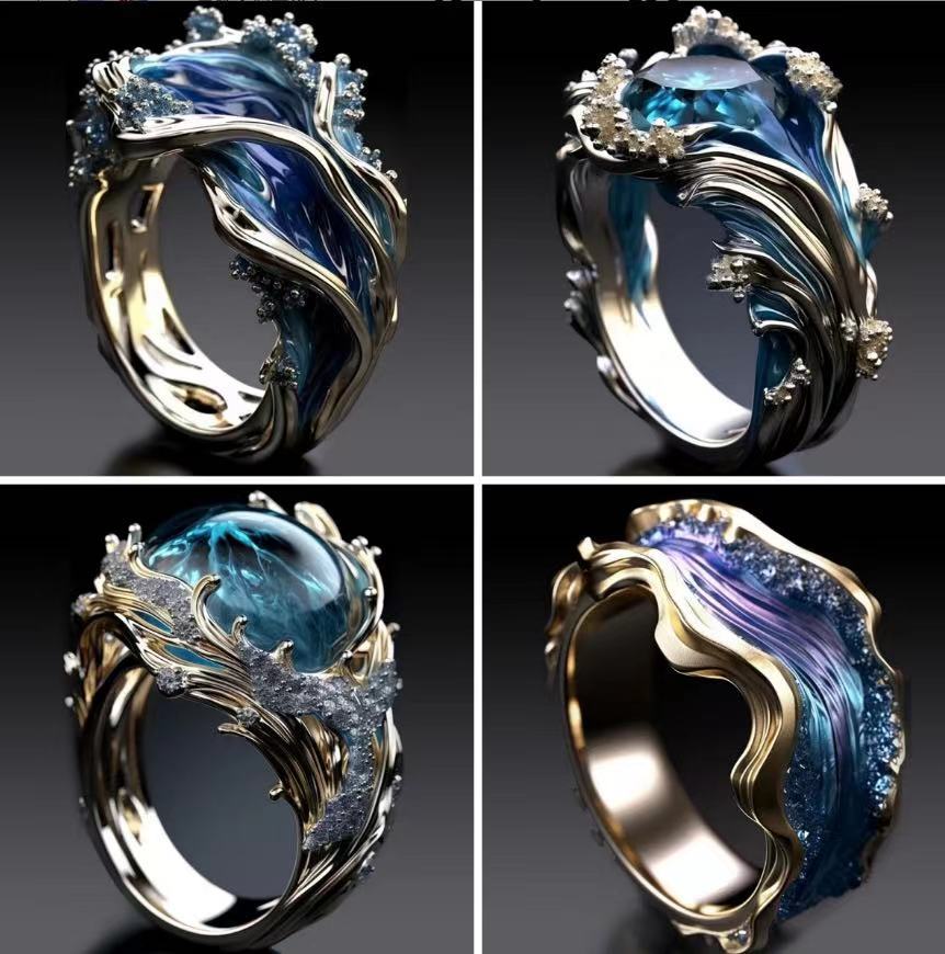 Anello diamante sintetico