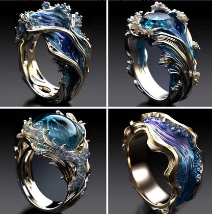 Anello diamante sintetico