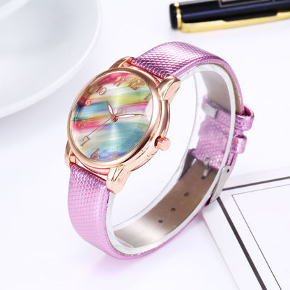 Orologio quadrante arcobaleno