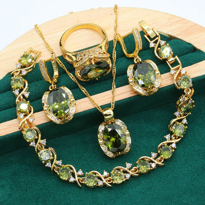 Set gioielli donna con strass