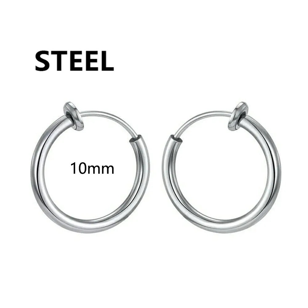 Orecchini clip croce magnetici