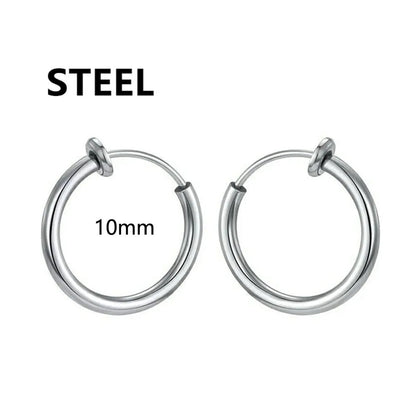 Orecchini clip croce magnetici