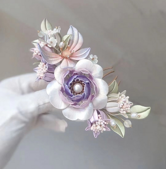 Corona capelli fiori