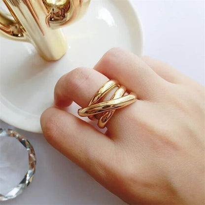 Anello acciaio inox da donna