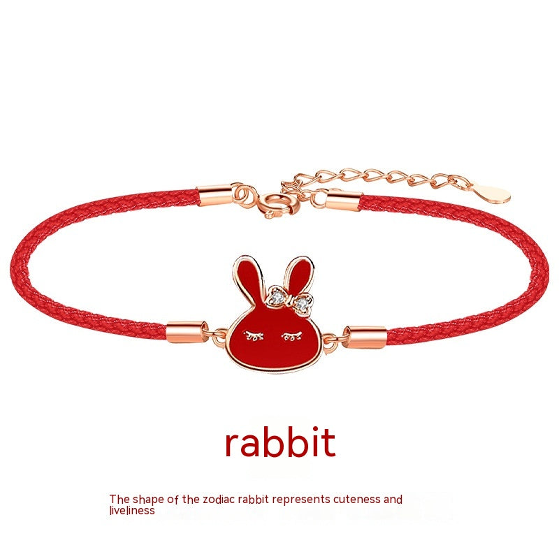 Bracciale rosso zodiaco
