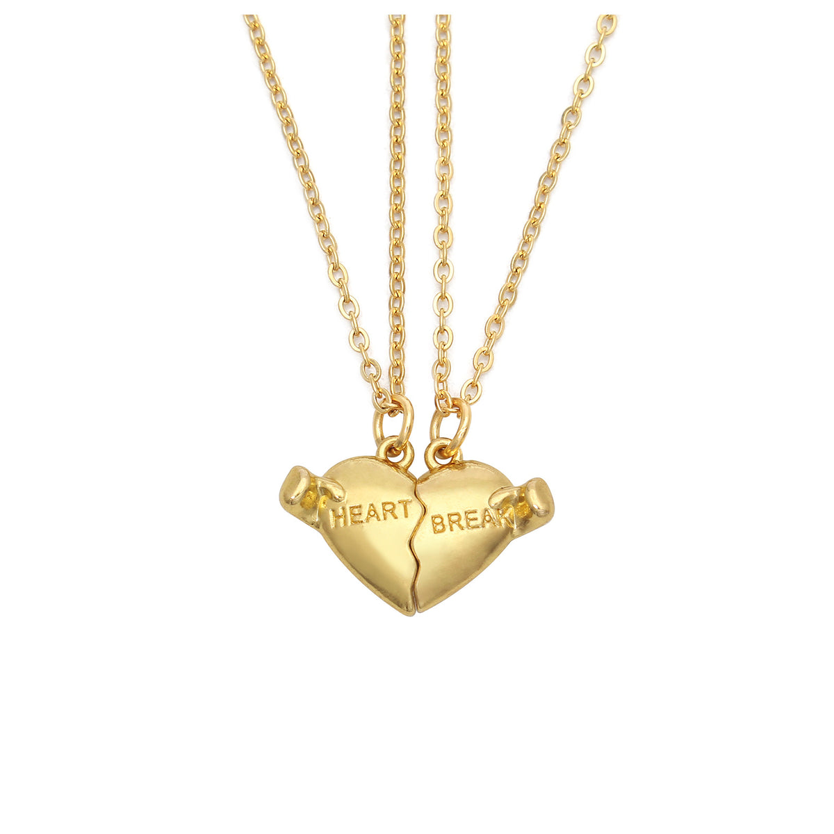 Collana ciondolo cuore magnetico