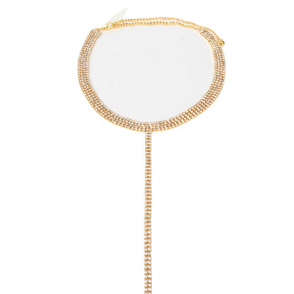 Collana doppia con pendente T
