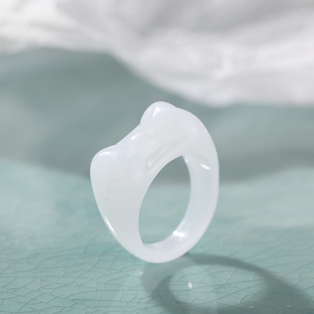 Anello farfalla resina