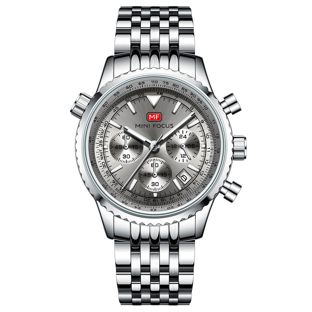 Orologio da uomo multifunzione elegante