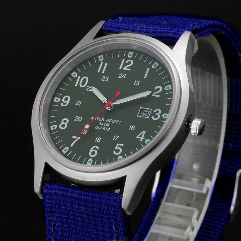 Orologio militare in tessuto