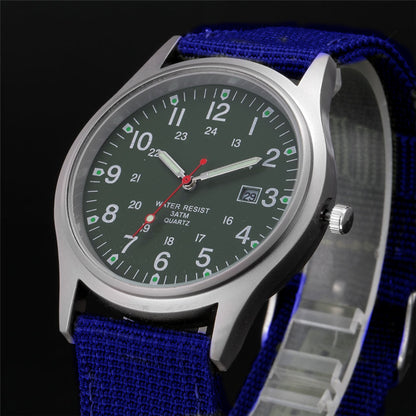 Orologio militare in tessuto