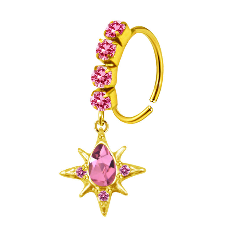 Anello cuore farfalla foglie