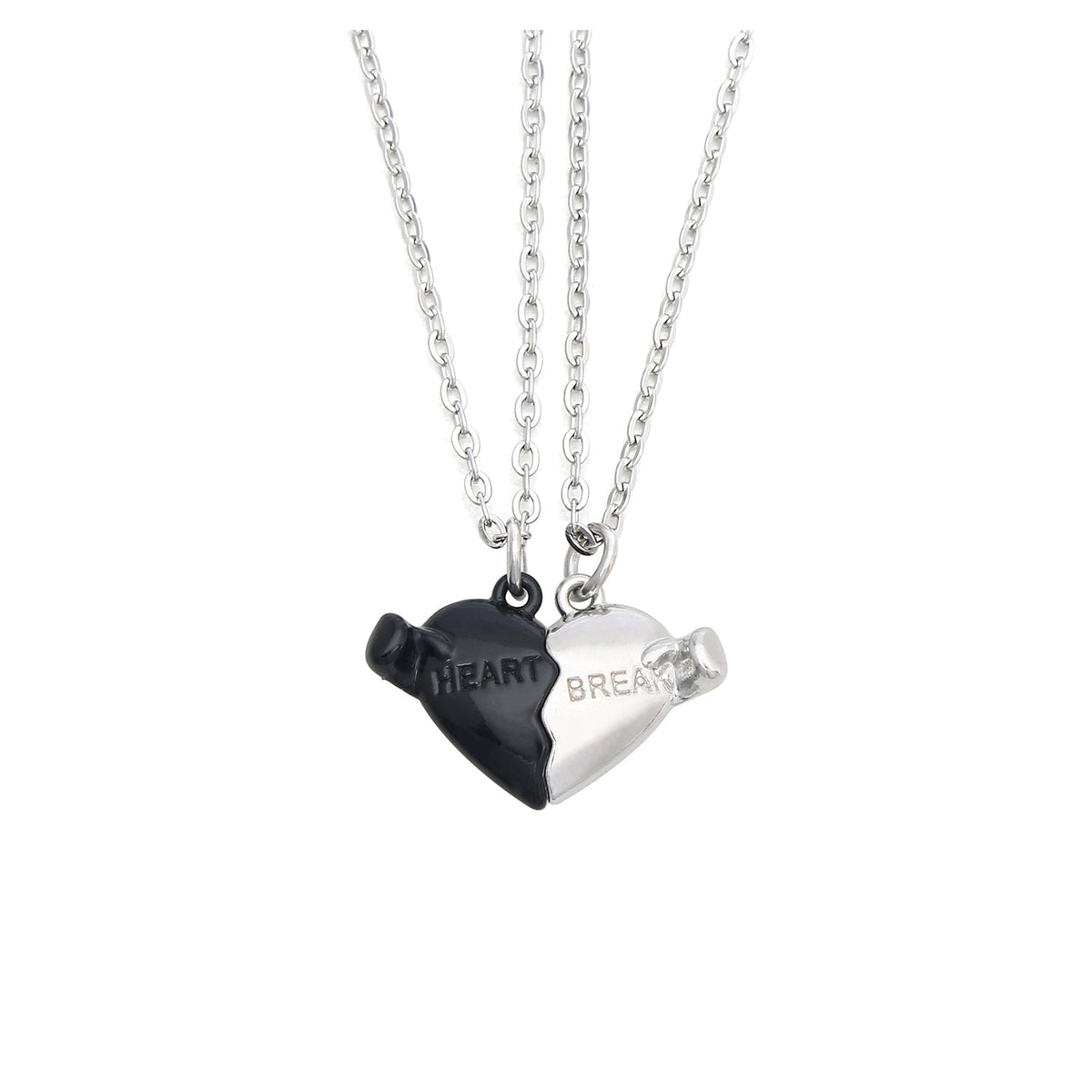 Collana ciondolo cuore magnetico
