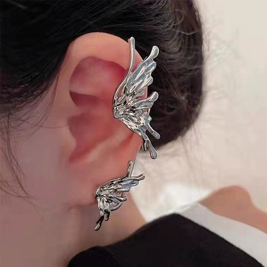 Orecchini clip farfalla