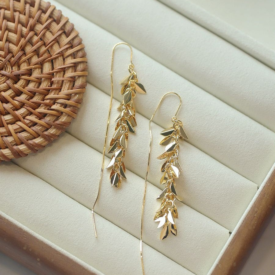 Collana nappa grano dorato
