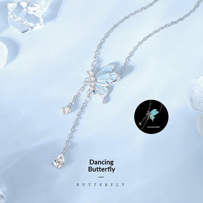 Collana Farfalla Luminescente