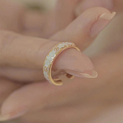 Anello donna pavone verde