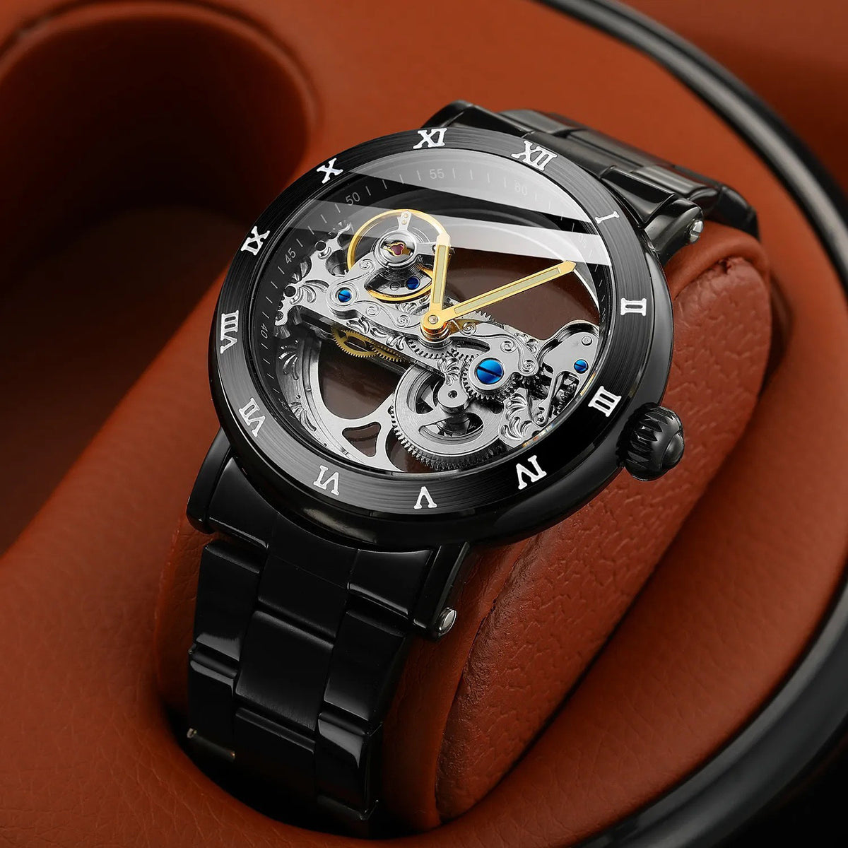 Orologio meccanico movimento a vista