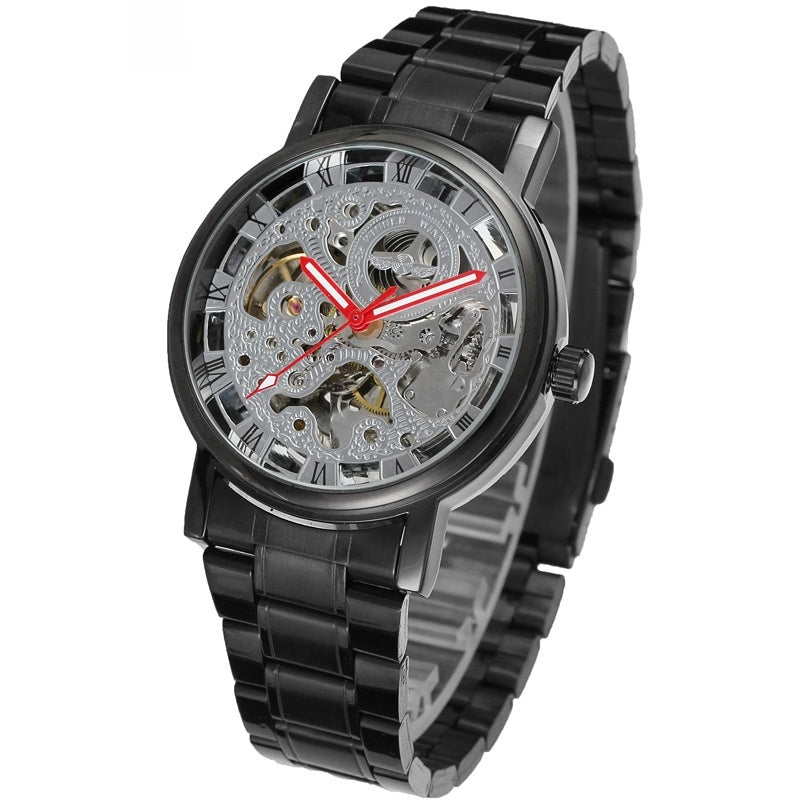 Orologio meccanico movimento visibile